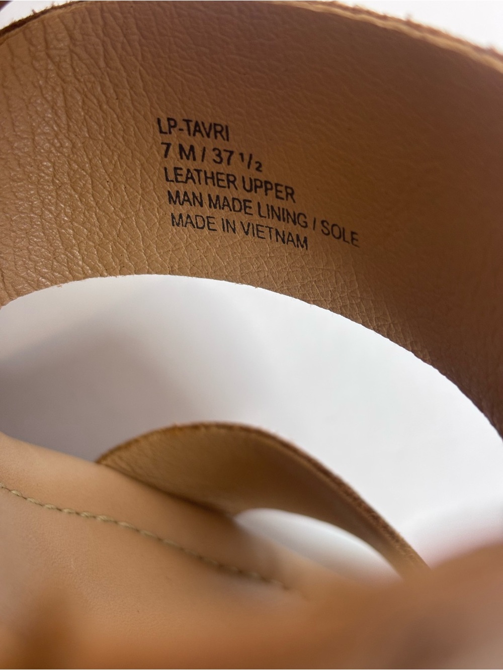 Lucky Brand Leather Platform Slide Sandals Double Strap Wedge Shoes Brown Size 7 - Picture 13 of 16